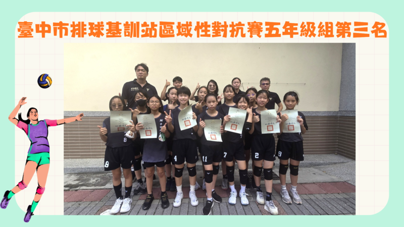 115年基訓站區域對抗賽五年級第三名